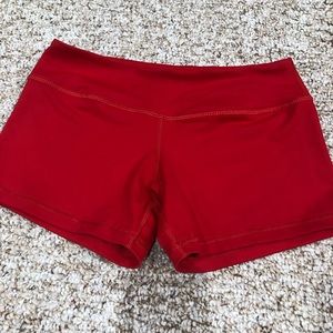 Cam Bro red small shorts